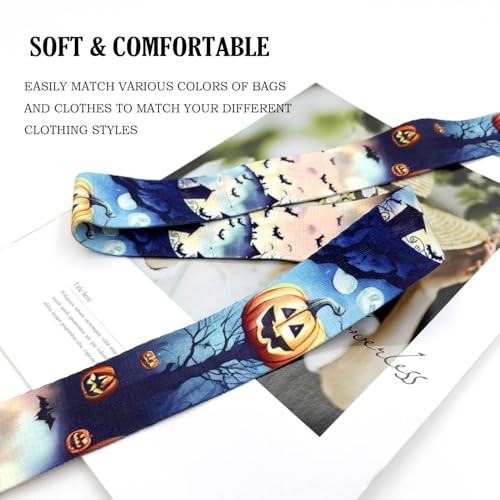 Image of Dsigo Purse Strap, 1.5 inch Wide Gold Alloy Buckle Floral Printing Crossbody Shoulder Strap for Bag Handbag Crossbody Bags