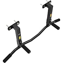 Strength Training Pull Up Bar Pullup Bar Doorway 100 cm,Pull Up Bar Wall Mounted,Multi Grip Chin Up Bar,Steel Dip Bars,Multifunction Pull Up Station,Strength Training Equipm,