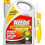 Weedol Rapid Weedkiller with Power Sprayer, Ready To Use, 5L
