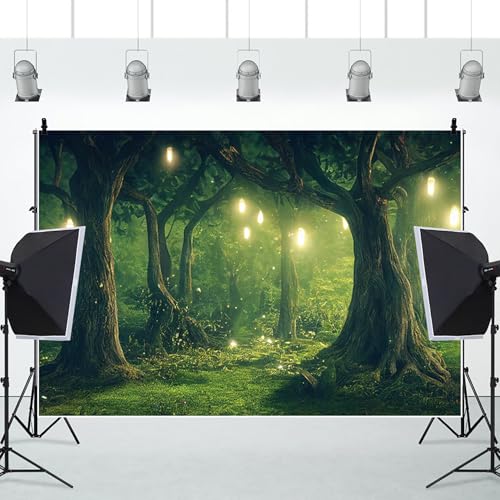 Fondo fotográfico bosques encantados 12x8ft Renaiss miniatura 6