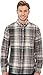 7 For All Mankind Men's Plaid Oxford Woven Shirt In Twig Green