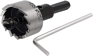 New Lon0167 25.5mm Cutting Featured Dia 60mm Long reliable efficacy HSS Spring Loaded Twist Drill Bits Hole Saw(id:aac 47 8d 4b6)