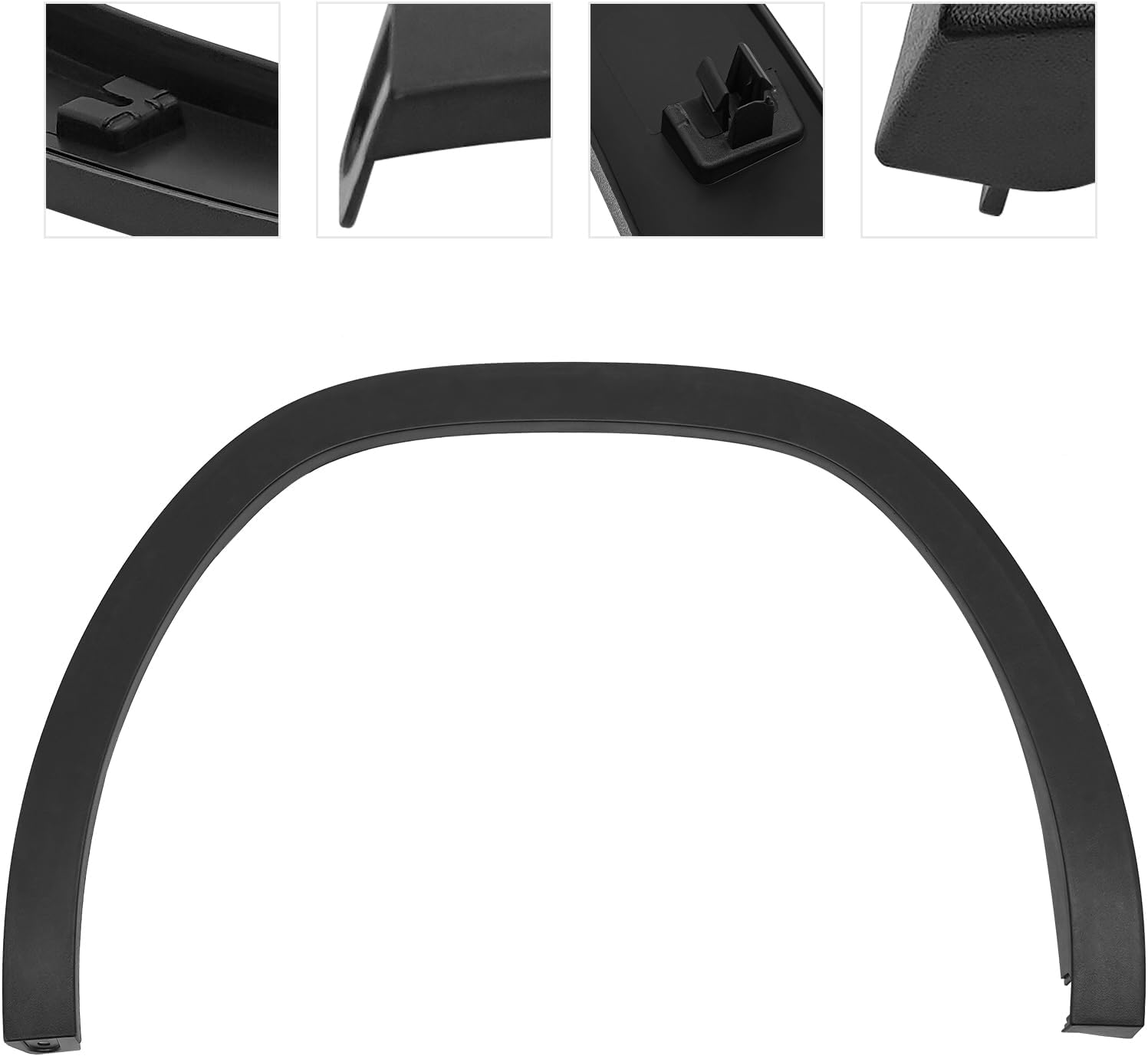 Rear Right Fender Trim Compatible with Volkswagen Atlas 2018 2019 2020 Rear Passenger Side Fender Flare Fender Molding Trim Replace for 3CN853818B9B9 (Right)