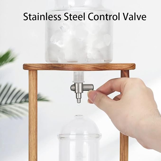 Cafetera de Goteo en Frío, 600 ml, Manual, de Vidrio Borosilicato miniatura 5
