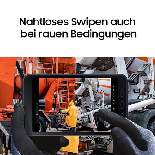 Samsung Galaxy Tab Active5 WiFi Enterprise Edition, Robustes 8 Zoll Android Tablet, 128 GB, 5.050 mAh Akku, Business Tablet, Grün