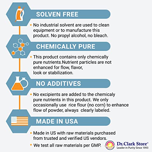 Dr. Clark Pancreatin And Lipase Enzyme Supplement, 500Mg, 100 Gelatin Capsules #TOP6