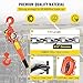 Heavy Duty Chain Hoist - 3300 lbs Capacity, 10 ft Chain, 1.5 Ton Manual Lever Ratchet Hoist for Warehouse, Garage, Construction, Heavy Lifting, Industrial Use
