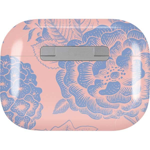 Skinit Decal Audio Skin Compatible with AirPods Pro 2nd Gen - Rose Quartz & Serenity Floral Design