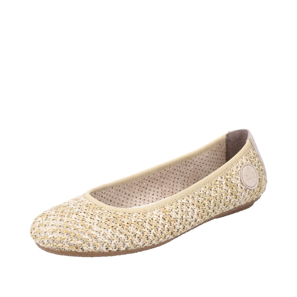 Rieker 41480, Ballet Flat, Beige,