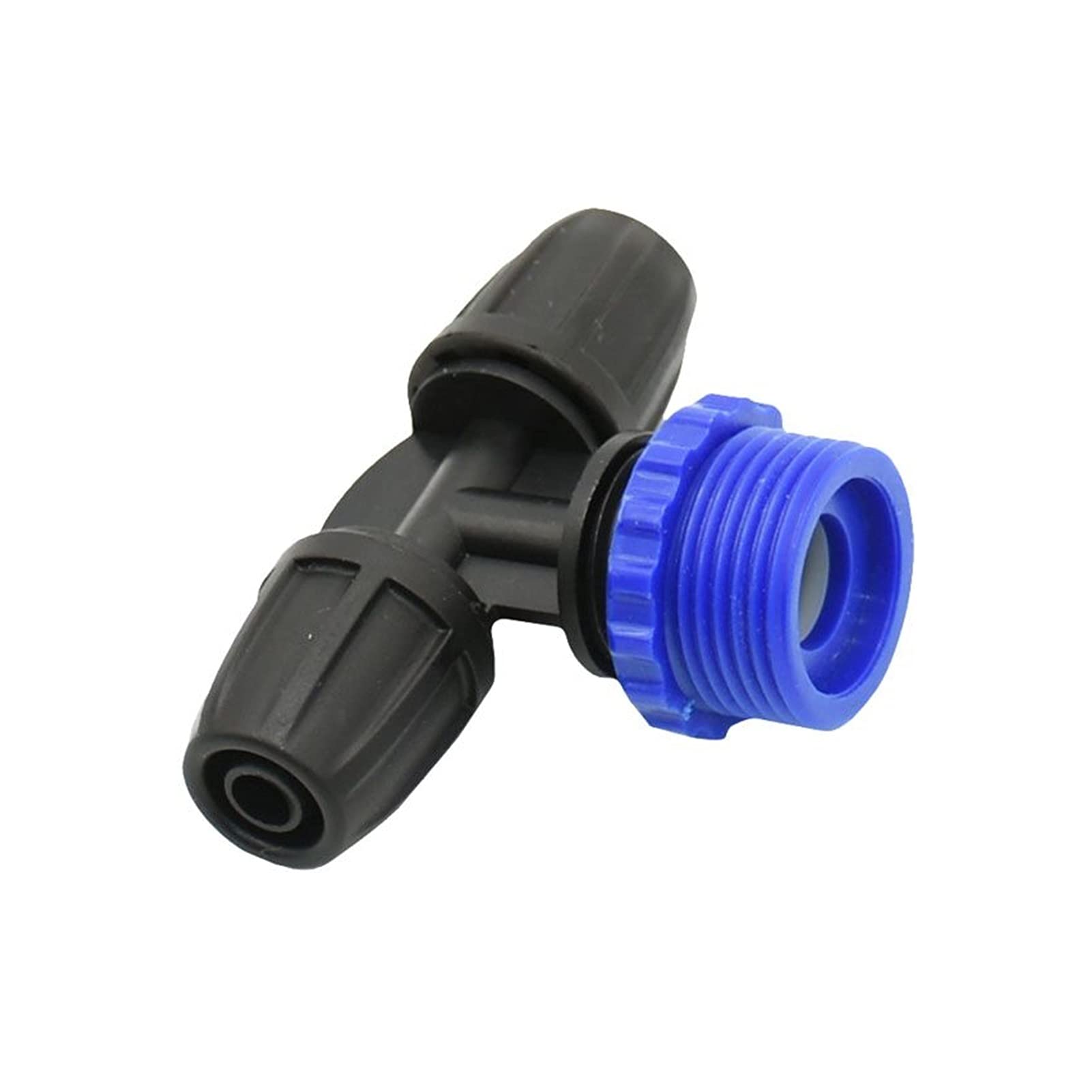 Y Distributor, Garden Hose External Thread G1/2 G3/4 to 8/11 Distributor Tee Lock Nut Connector 3 pcs(B)
