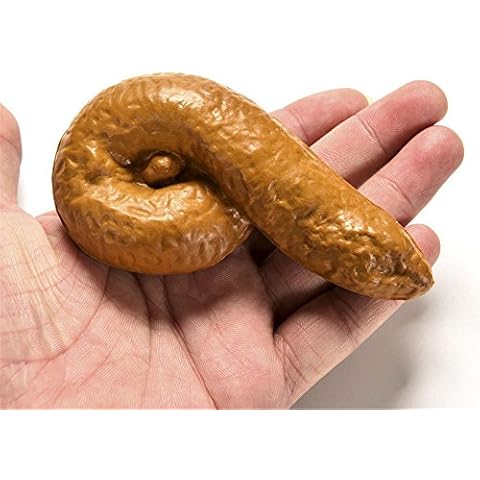 Wendy Cai 1 Pc Funny Joke Tricky Toys Mischief Turd Gag Gift Realistic Shits Poop Fake Turd Classic Shit Practical Cover