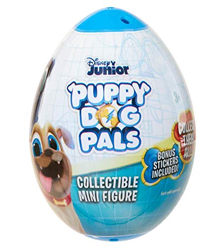 Puppy Dog Pals Disney Junior Collectible Mini Figure Egg with Bonus Stickers
