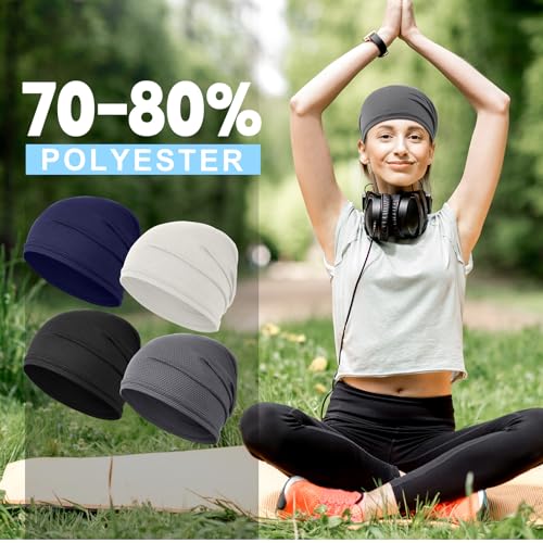 Image of JenPen Cooling Skull Cap for Men Women, Breathable 3D Mesh Quick Dry Helmet Liner, Summer Sweat Wicking Running Cycling Cap