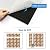 Vamos Tile Peel and Stick Backsplash Tile with Gloves - Metal Tile Stick on Backsplash for Kitchen and Bathroom Rosegold Windmill Puzzle Glass Mixed Self Adhesive Mosaic Tiles(12"x12"x10 Sheets)