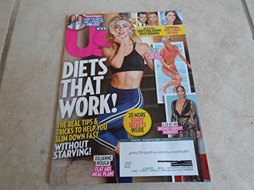 US Weekly Magazine, Single Issue, January 8, 2018