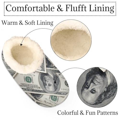 Pardick Slippers for Women and Men Warm Fuzzy House Slippers Pumpkin Ghost Anti-Skid Cozy Fluffy Slippers Outdoor Indoor Couple Style Casual Shoes2