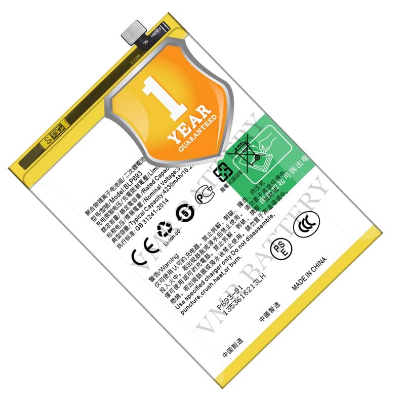 Image of Original BLP693 Battery Compatible for Realme 3i - (4230mAh) - 1 Year Warranty X2