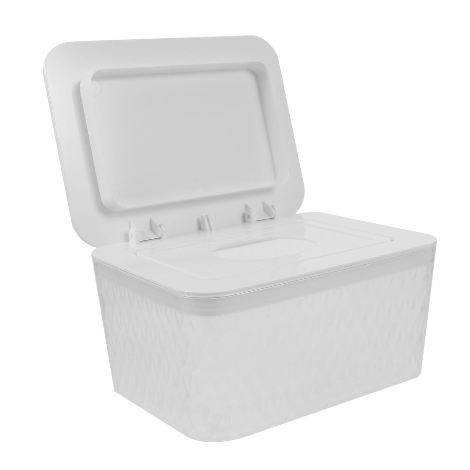 Dispensador de Toallitas Húmedas Tapa de Plástico Blanco