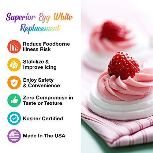 Amazon Com Chefmaster Deluxe Meringue Powder For Baking Decorating Certified Kosher Meringue Powder For Buttercream Royal Icing Meringue Toppings Meringue Cookies And More 5 Oz Ready To Use Meringue Mix Grocery