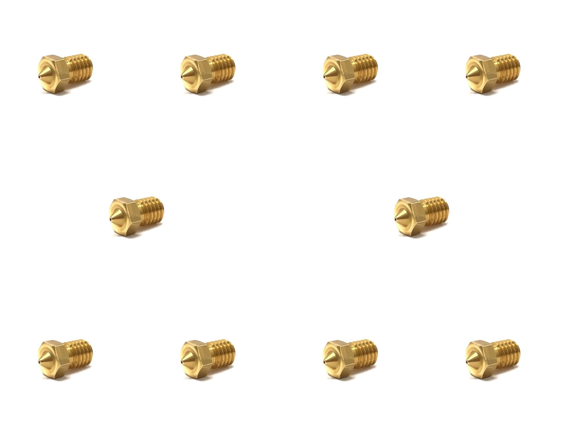 (10 pc) Pro3D 0.3mm Extruder Brass Nozzle Print Head for 1.75mm ABS PLA - 3D Printer-image-2