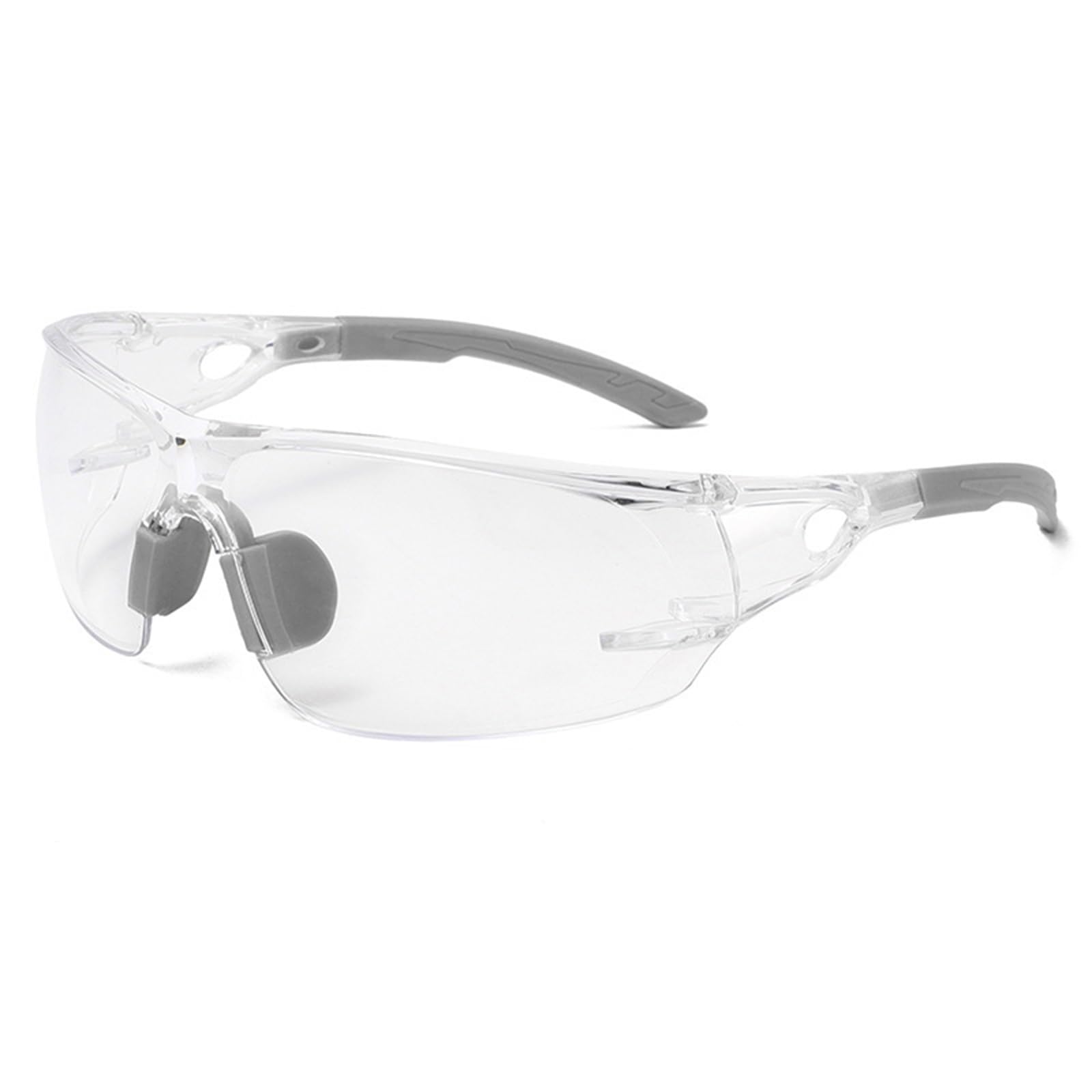 NVOQILIN High-Impact Windproof Glasses with Lens – Motorcycle, Construction & Lab Use – Splash & Sand Windproof Dustproof Cycling Glasses