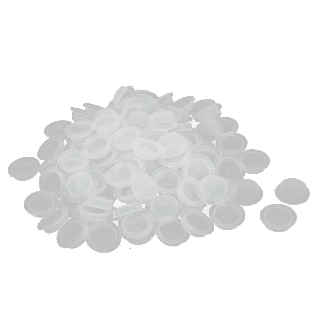 Aexit G3/4 PE Luer Fittings Plastic Pipe Thread Protection Sleeve debris Covers Luer Cap Fittings Caps 100pcs