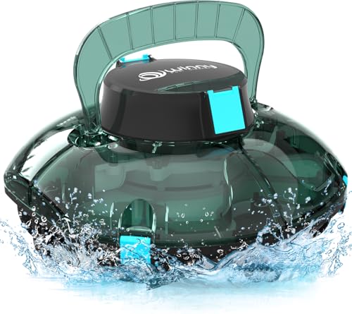 (2025 Upgrade) Cordless Robotic Pool Cleaner, Lasts 75 Min, Automatic Vacuum for Above-Ground Pools...
