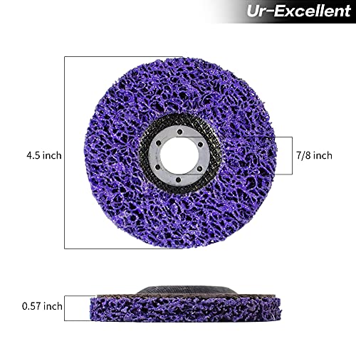 Tpmax STRIP DISCS Ur-Excellent 4-1/2 Inch X7/8'' Stripping Discs Rust Remover Wheel Remove Paint And Oxidation Poly Strip Wheel Disc Abrasive Angle Grinding Wheel thumb #2