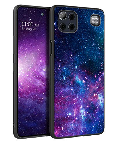 BENTOBEN Compatible with LG K92 5G Case, LG K92 5G Phone Case, Slim Fit Glow in The Dark Soft Flexible Bumper Protective Shockproof Anti Scratch Non-Slip Cute Cases Cover for LG K92 5G, Nebula/Galaxy