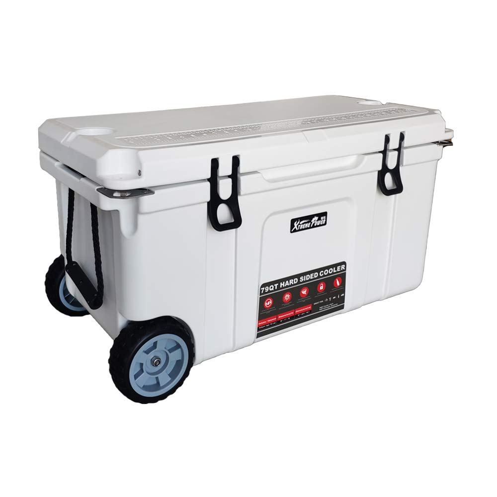 Buy XtremepowerUS 79Quart Heavy Duty Rolling Ice Chest Cooler w/Wheels