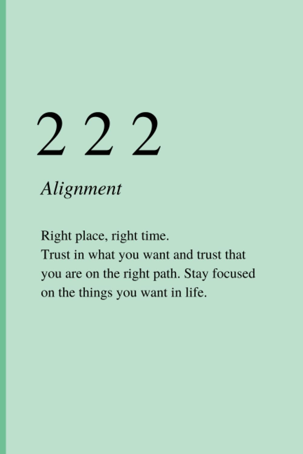 Amazon | 222: Cute and Inspirational Angel Number Blank