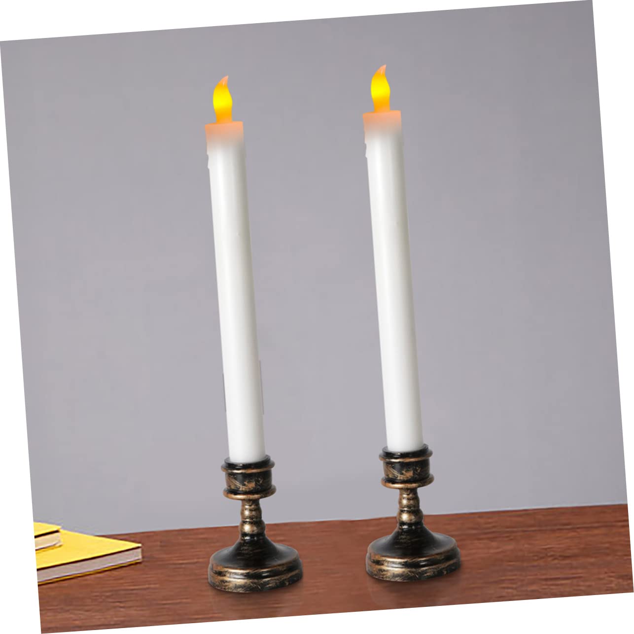 Artibetter Candele LED Elettriche Realistiche Bianche 8 Pezzi per Chiesa