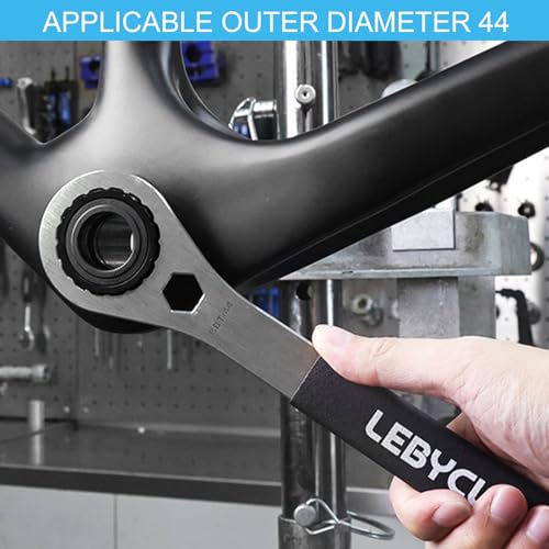 Zimoer Cyclists Bottom Bracket Tool,16 X44mm BB44 Bike Bottom Bracket Install Removal Tool,Bottom Bracket Wrench,Compatible with Shimano BB51/ BB52/ BB70/ BB71/ BB72/RS500/MT500,GXP-Serie - Image 3