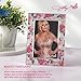Dolly Parton 5.56x7.5x0.48 Inch Pink Rose Enamel Photo Frame, Displays one 4x6 Photo