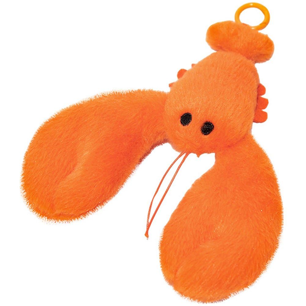 Sslvya Kawaii Lobster Plush Keychain Bag Charm Lifelike Lobster Hanging Ornaments Purse Charm Keychain