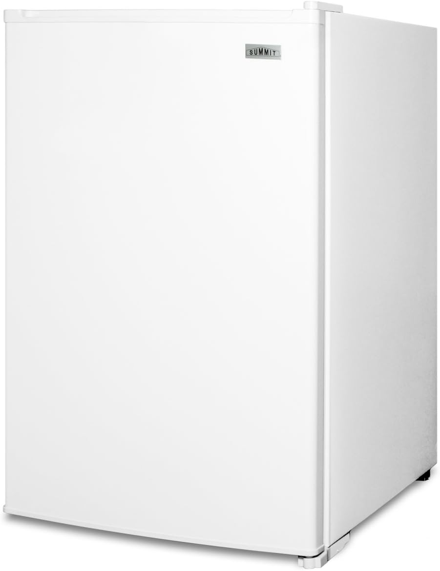 Summit FS603 22" Compact Upright Freezer with 5 cu. ft. Capacity Adjustable Thermostat Wire Shelves and Manual Defrost in