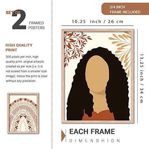 Image of kotart Wall Decor Paintings for Wall Decoration with Frame - Modern Art Framed Painting for Living Room - Big Size Wall Painting /Hanging Set of 4 (Art 7, Small (10x13 or 10x10 inch))