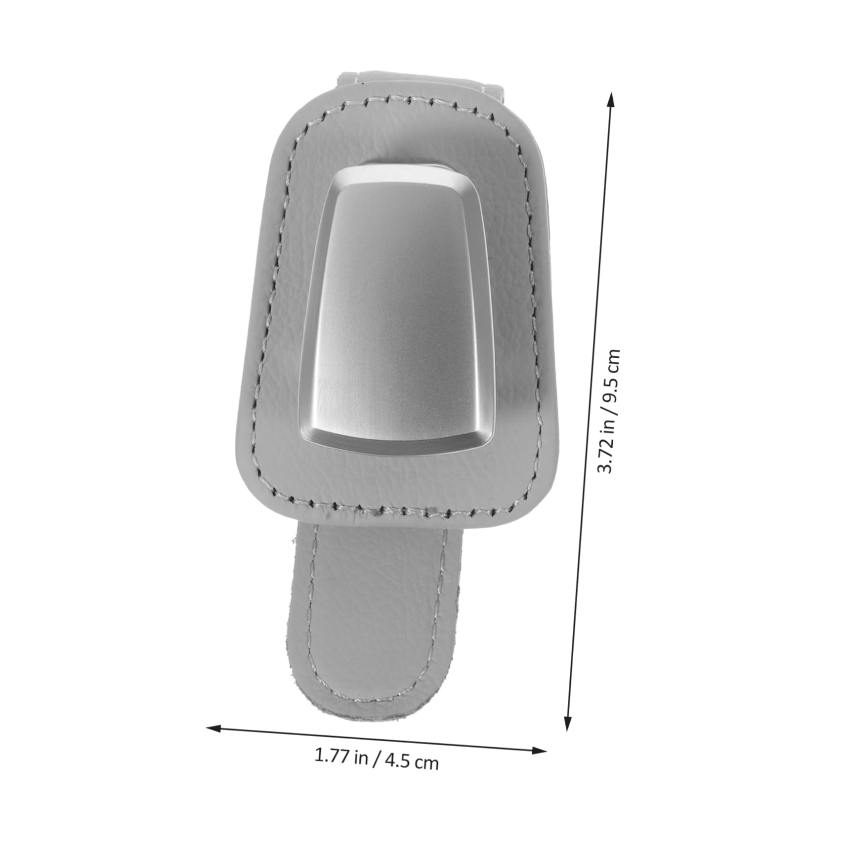 GLEAVI 3pezzi Supporto Per Occhiali Da Sole Per Auto Clip Pratica Per Parabrezza Protezione Da Graffi e Cadute Nero