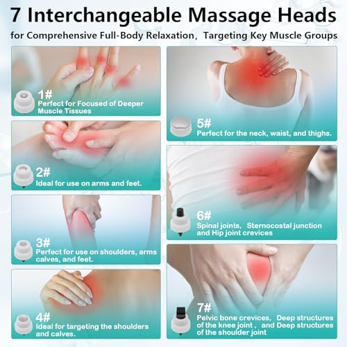 Image of Shockwave Therapy Machine for Pain Relief,Deep Tissue Massager for Back, Waist, Leg, and Golfer's Elbow Discomfort