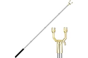Extendable Hanger Reacher Pole with Sponge Grip for Hanging Clothes High