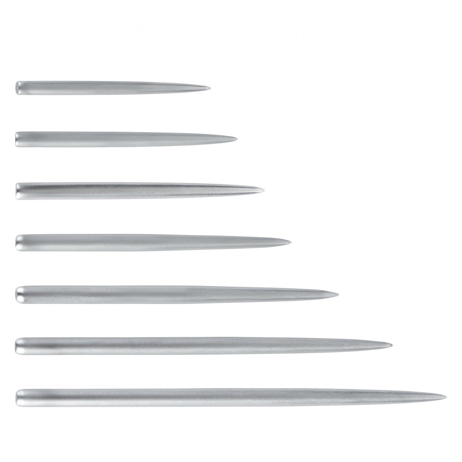 ONE80 Long Taper Point Silver 50 mm