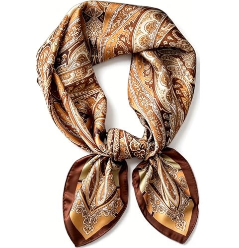 Silk-Like Satin Head Scarf for Women