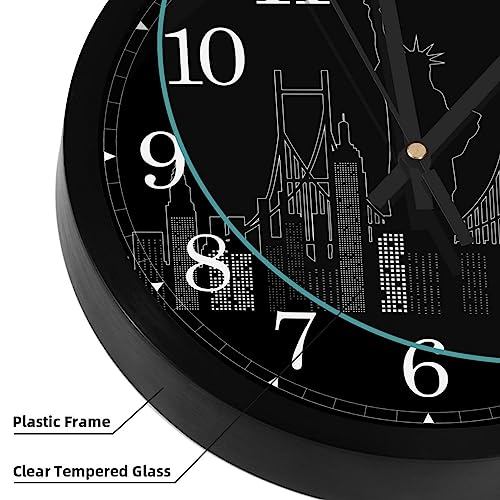 Horloge murale à quartz sans tic-tac pour une sérénité absolue à la maison - 4