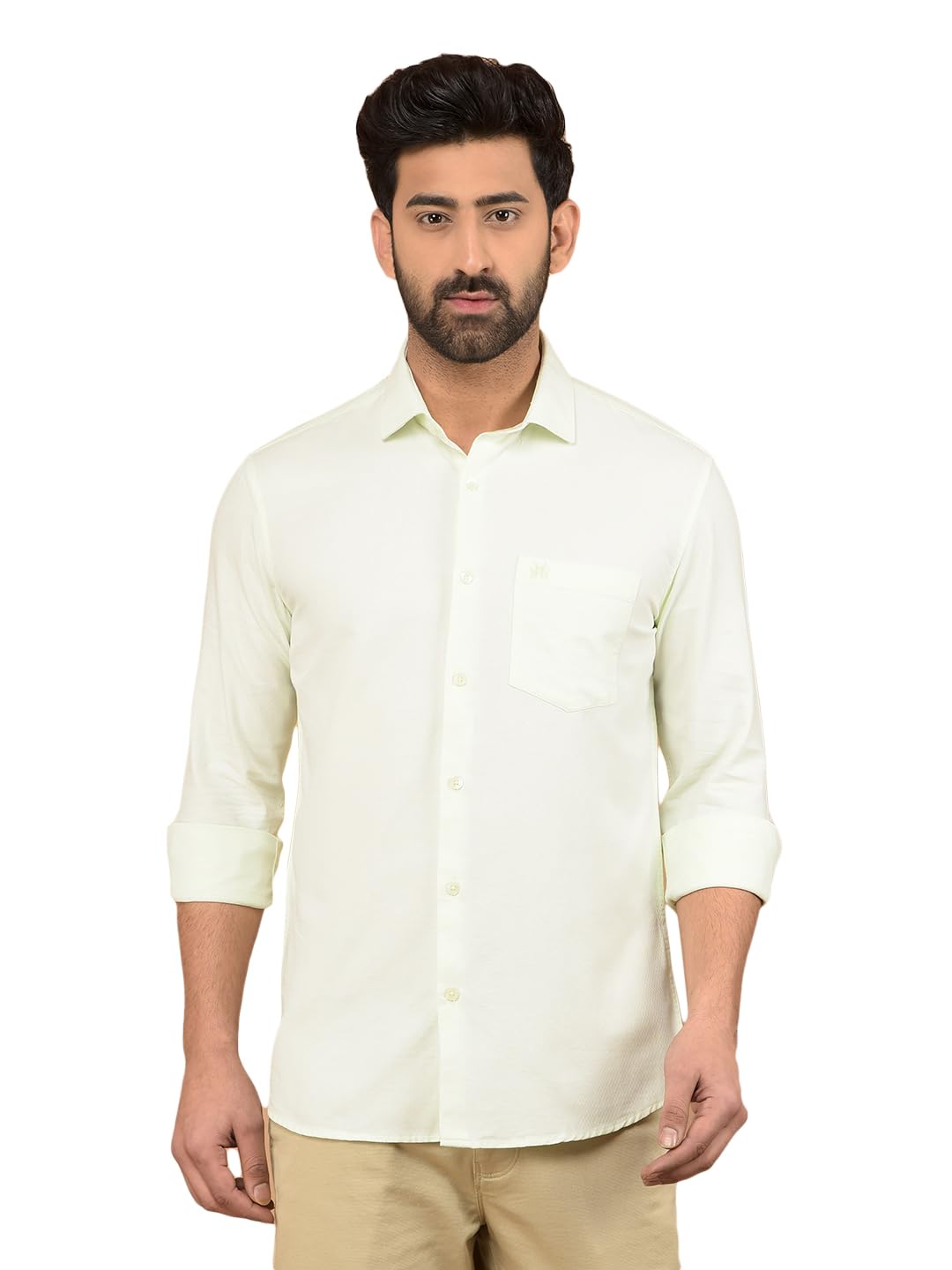 Crimsoune Club Men's Green Printed Shirt-picture-26