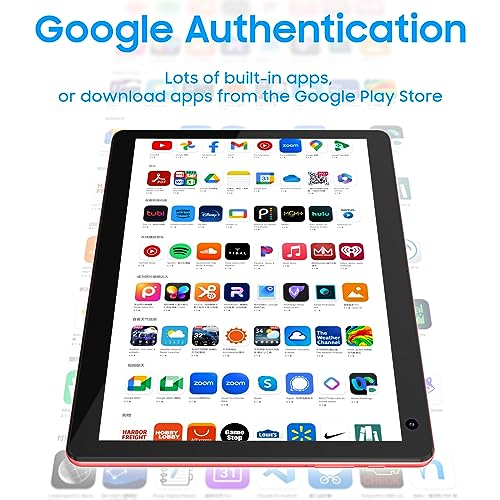 Image of Coopers 10 inch Tablet, Android 14, 32GB ROM 1TB, Quad Core Processor, 6000mAh Battery, 1280x800 IPS Touchscreen, 2MP + 8MP Dual HD Camera, PC, Bluetooth, Wi-Fi