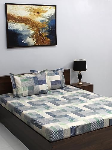 Raymond Home Jazzy Cotton Rich 120 TC Double Bedsheet with 2 Pillow Covers (B0CDC4MM91) Amazon Price History, Amazon Price Tracker