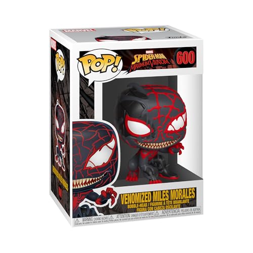 Funko Pop! Marvel: MAX Venom-Miles Morales - Figura de Vinilo Coleccionable - Idea de Regalo- Mercancia Oficial - Juguetes para Niños y Adultos - Comic Books Fans - Muñeco para Coleccionistas