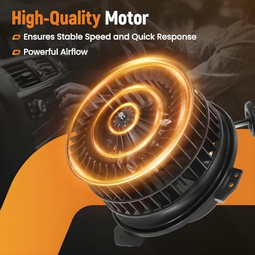 Image of maXpeedingrods HVAC Heater Blower Motor with Fan 700070 for Dodge Caravan 2001-2007, Grand Caravan 2001-2007 Replaces# 4885475AC, 4885475AB, PM9193