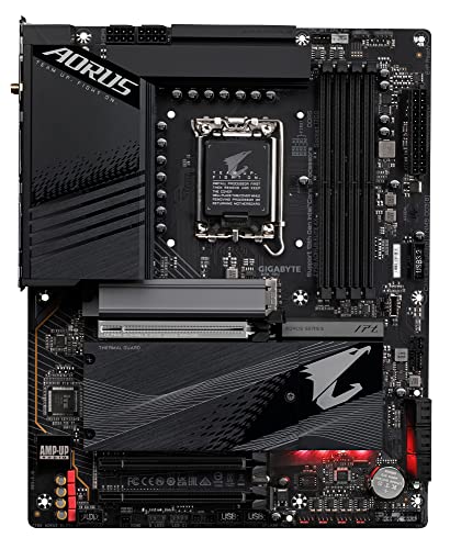 Image of GIGABYTE Z790 AORUS Elite AX LGA 1700 ATX Motherboard,Support Intel Core 14th /13th /12th Gen,DDR5,16+1+2 Power Phase,4X M.2,PCIe 5.0,USB-C 3.2,WIFI6E,2.5GbE,Q-Flash,EZ-Latch,RGB Fusion,(Pack of 6)