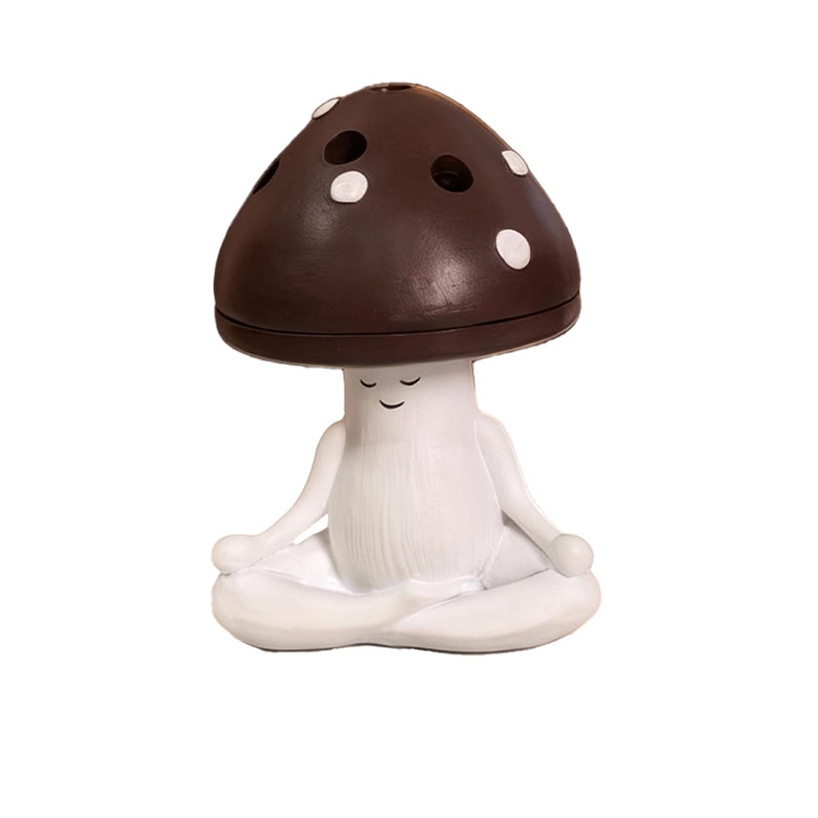 Buxuaaaa Easy Cleaning Resin Mushroom Incenses Burners for Daily Use Elegant Fragrances Burners Decorative Home Accent Yogas Meditations
